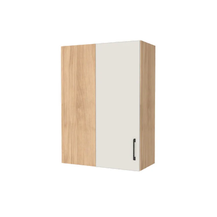 26" Wide 36" High Blind Corner Wall Cabinet - Door on Right/Left Side - (Hardrock Maple Melamine Boxes - Flat Panel Doors)