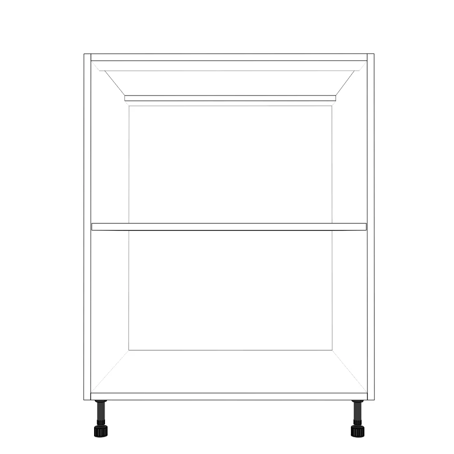 26" Wide Base Cabinet - Thermofoil Doors - Image 2