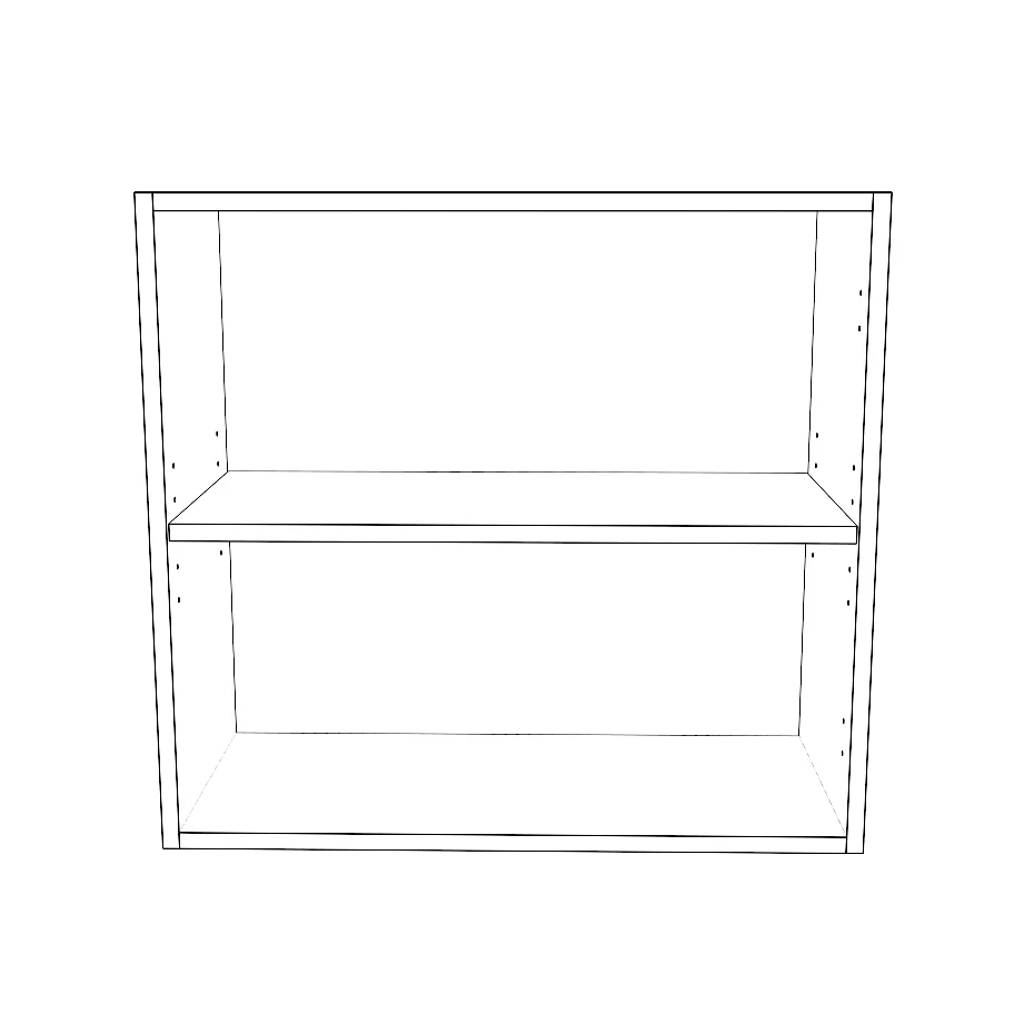 26" Wide x 24" High Wall Cabinet - Painted Doors - Image 2