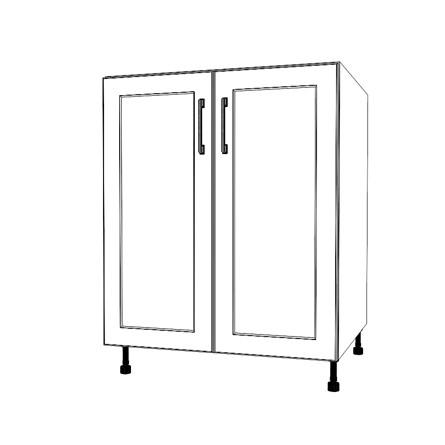 27" Wide Base Cabinet - Painted Doors