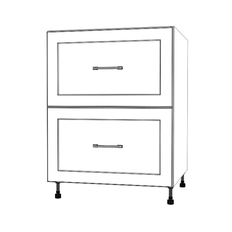 27" Wide Drawer Cabinet - Painted Doors - Image 5