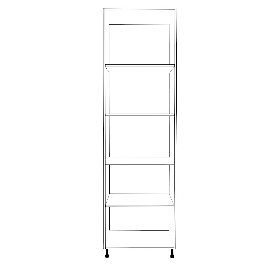 27" Wide Tall Pantry Cabinet - Painted Doors - Image 2