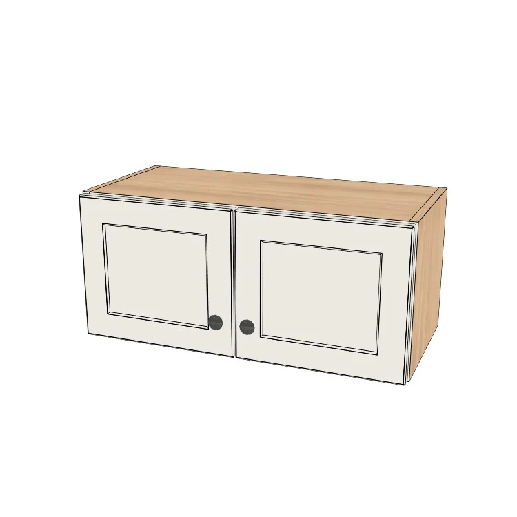 27" Wide x 12" High Wall Cabinet - (Ply Wood Boxes - Painted Doors)