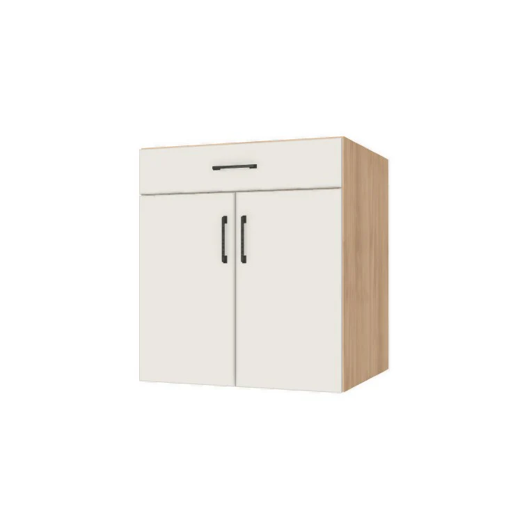 28" Wide Base Cabinet With Drawer On Top - (Ply Wood Boxes - Flat Panel Doors)