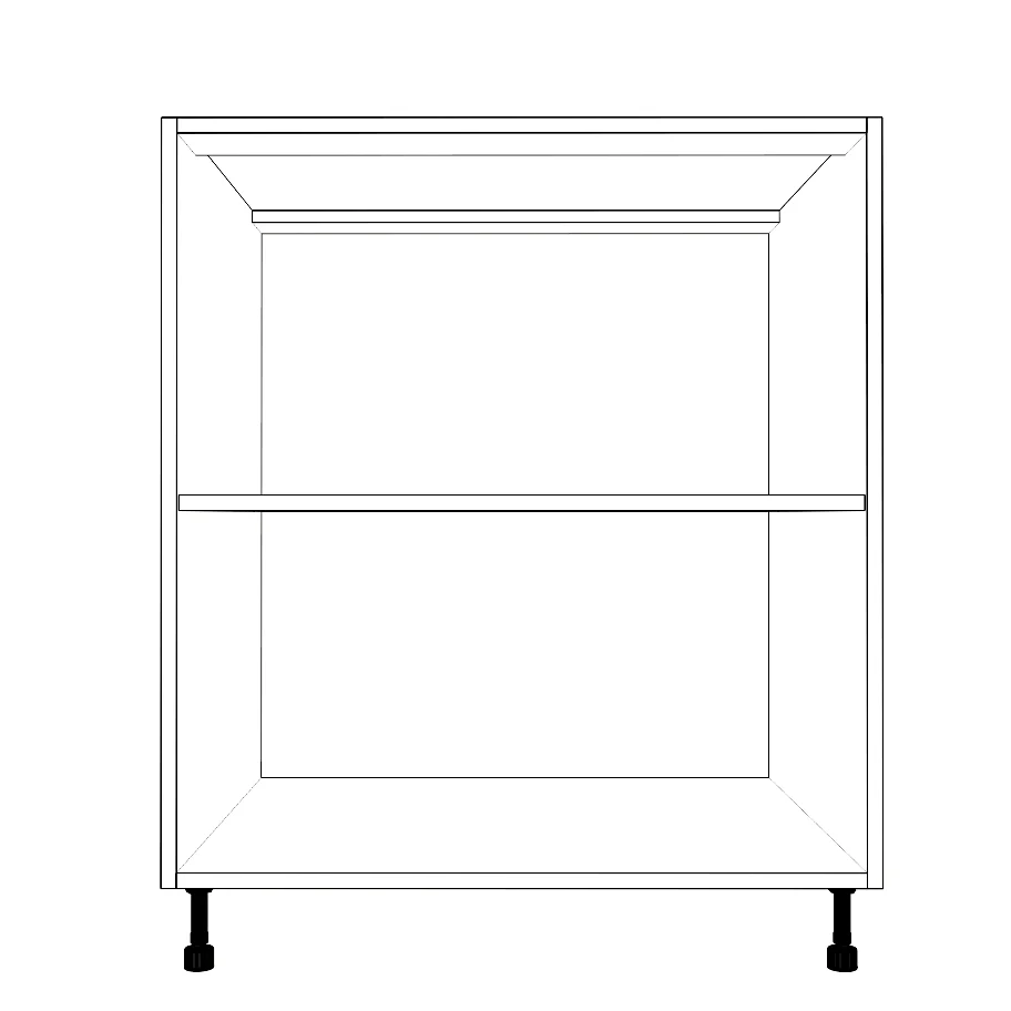 29" Wide Base Cabinet - Painted Doors - Image 2