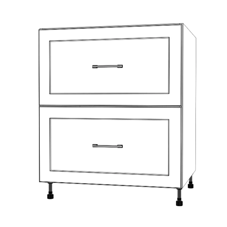 29" Wide Drawer Cabinet - Painted Doors - Image 5