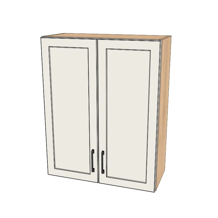 29" Wide x 36" High Wall Cabinet - (Ply Wood Boxes - Thermofoil Doors)