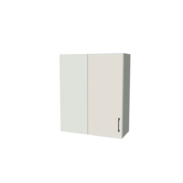 30" Wide 36" High Blind Corner Wall Cabinet - Door on Right/Left Side - (White Melamine Boxes - Flat Panel Doors)