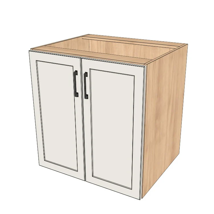 30" Wide Base Cabinet - (Ply Wood Boxes - Painted Doors)
