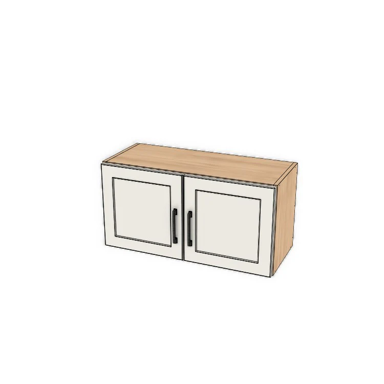 30" Wide x 15" High Fridge/Stove Cabinet - (Ply Wood Boxes - Thermofoil Doors)