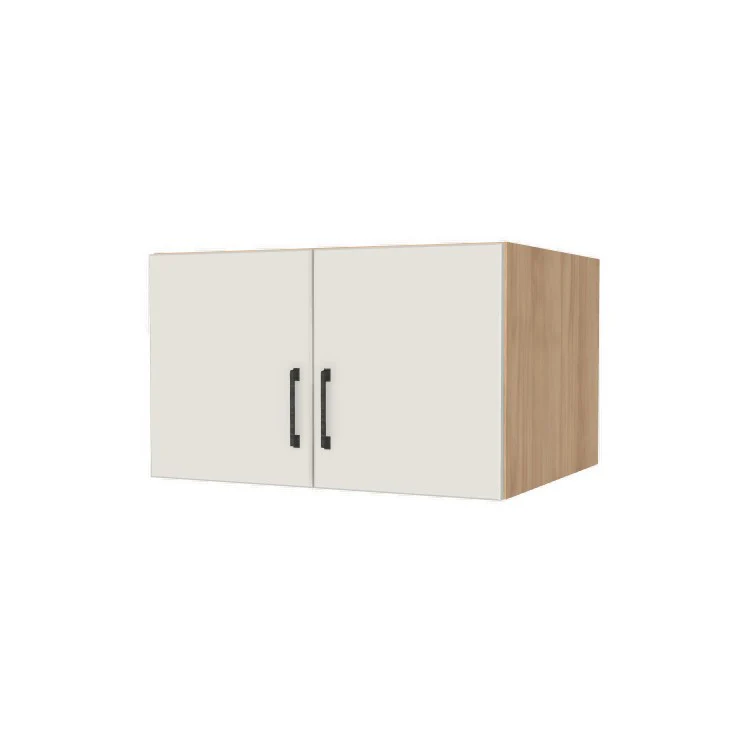 30" Wide x 18" High x 24" Deep Fridge/Stove Cabinet - (Hardrock Maple Melamine Boxes - Flat Panel Doors)