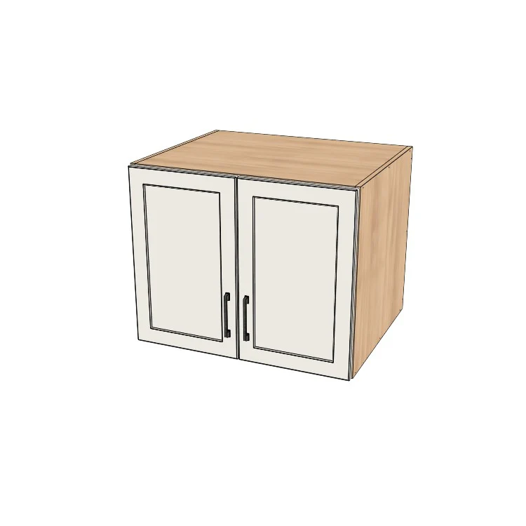 30" Wide x 24" High x 24" Deep Fridge/Stove Cabinet - (Ply Wood Boxes - Thermofoil Doors)