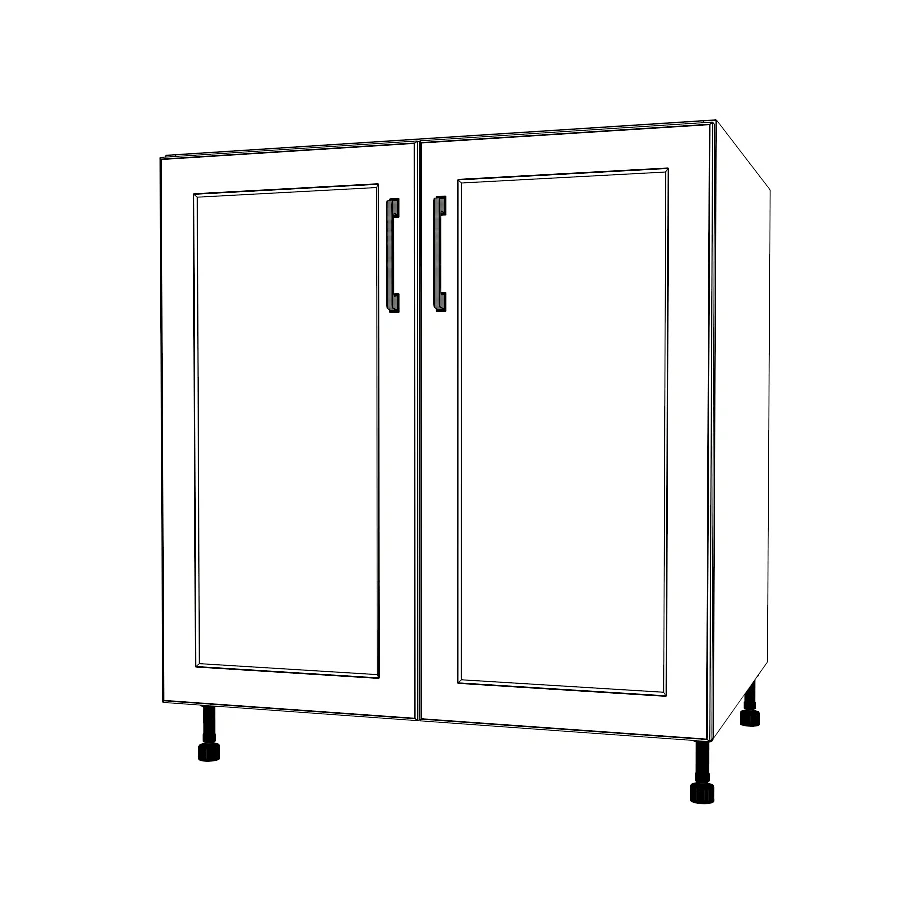 31" Wide Base Cabinet - Painted Doors
