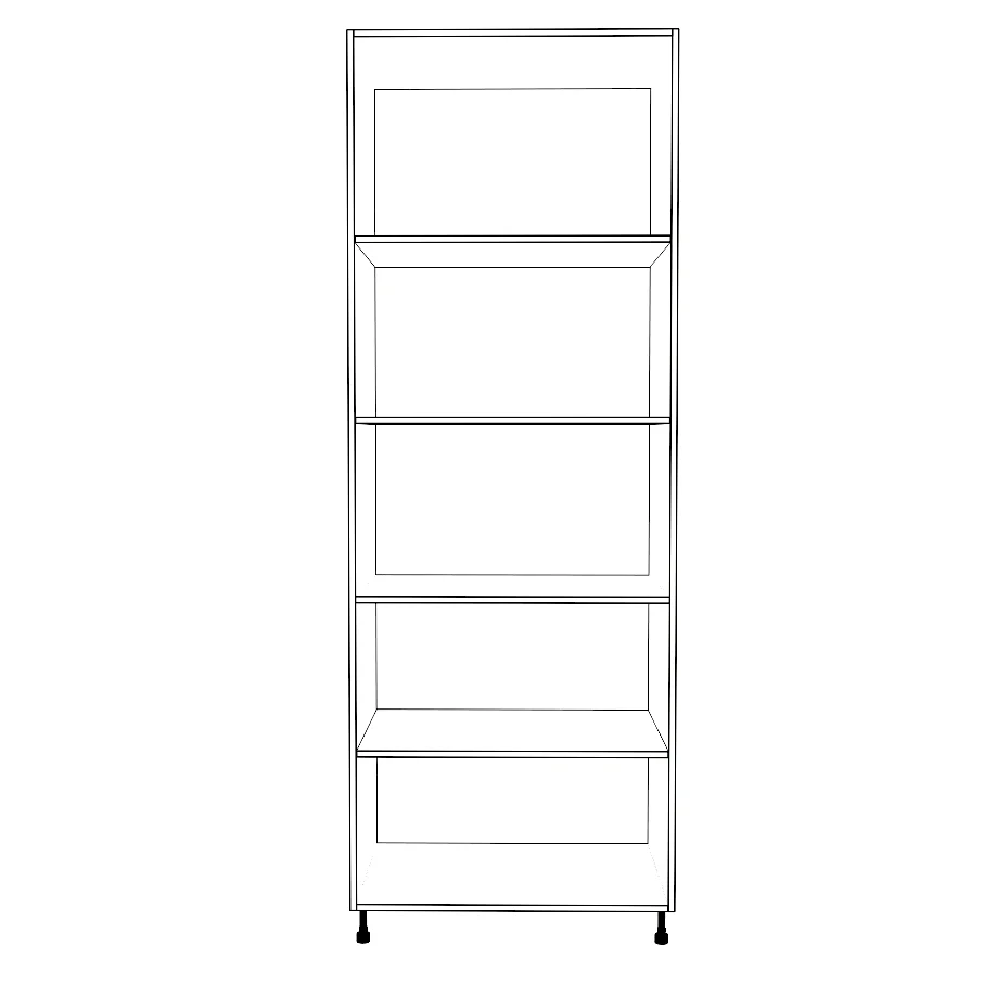 31" Wide Tall Pantry Cabinet - Painted Doors - Image 2