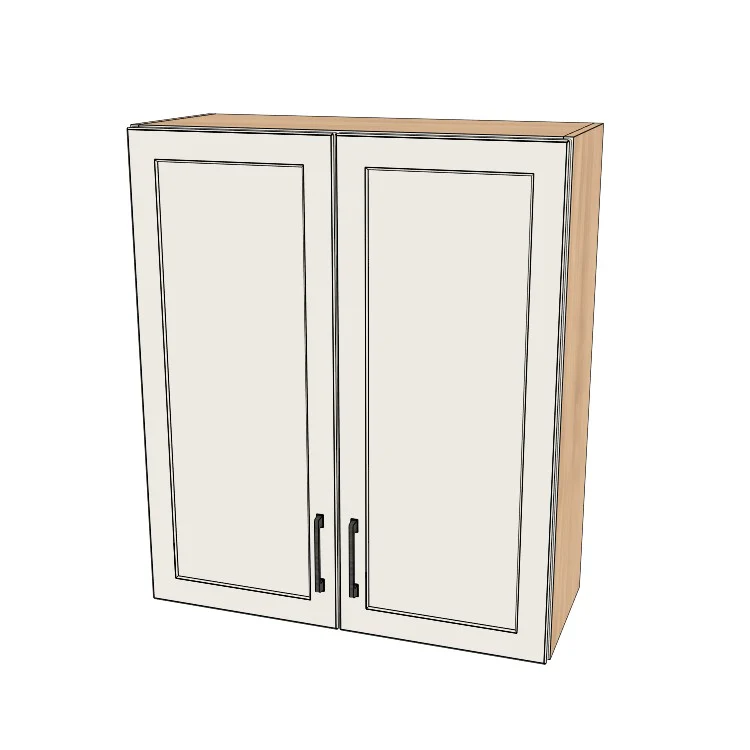 31" Wide x 36" High Wall Cabinet - (Ply Wood Boxes - Painted Doors)