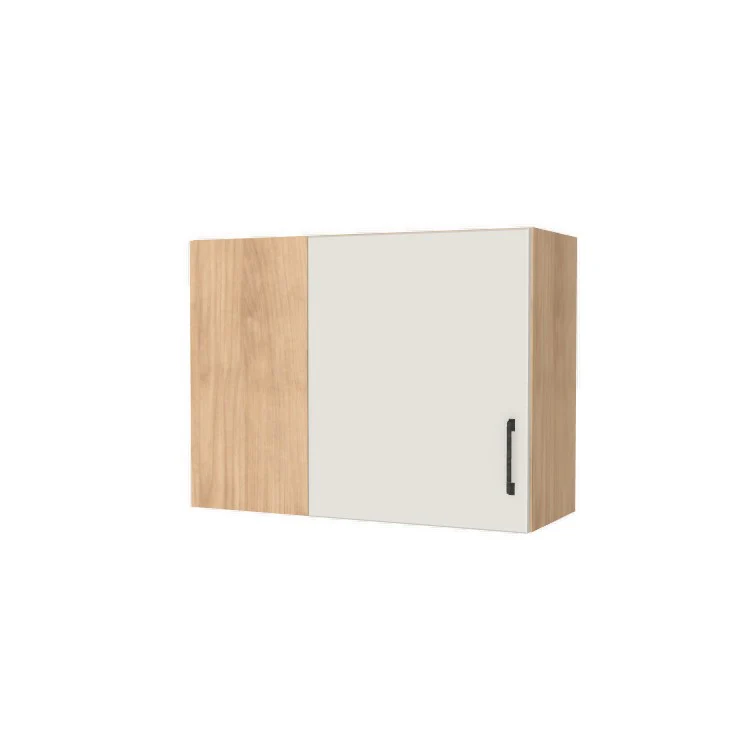 32" Wide 24" High Blind Corner Wall Cabinet - Door on Right/Left Side - (Hardrock Maple Melamine Boxes - Flat Panel Doors)