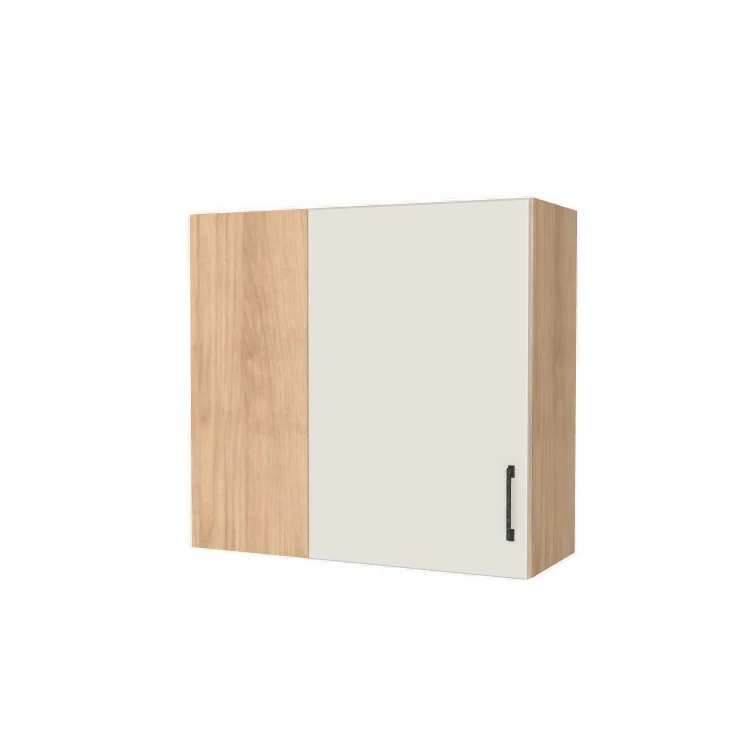 32" Wide 30" High Blind Corner Wall Cabinet - Door on Right/Left Side - (Hardrock Maple Melamine Boxes - Flat Panel Doors)