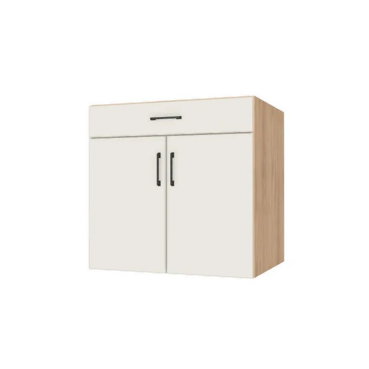 32" Wide Base Cabinet With Drawer On Top - (Ply Wood Boxes - Flat Panel Doors)
