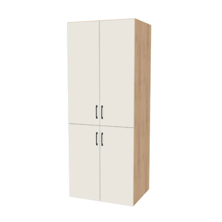 32" Wide Tall Pantry Cabinet - (Ply Wood Boxes - Flat Panel Doors) 24 D