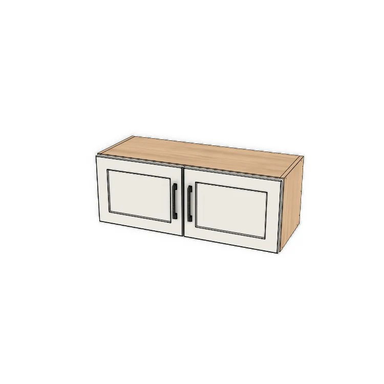 32" Wide x 12" High Fridge/Stove Cabinet - (Ply Wood Boxes - Painted Doors)