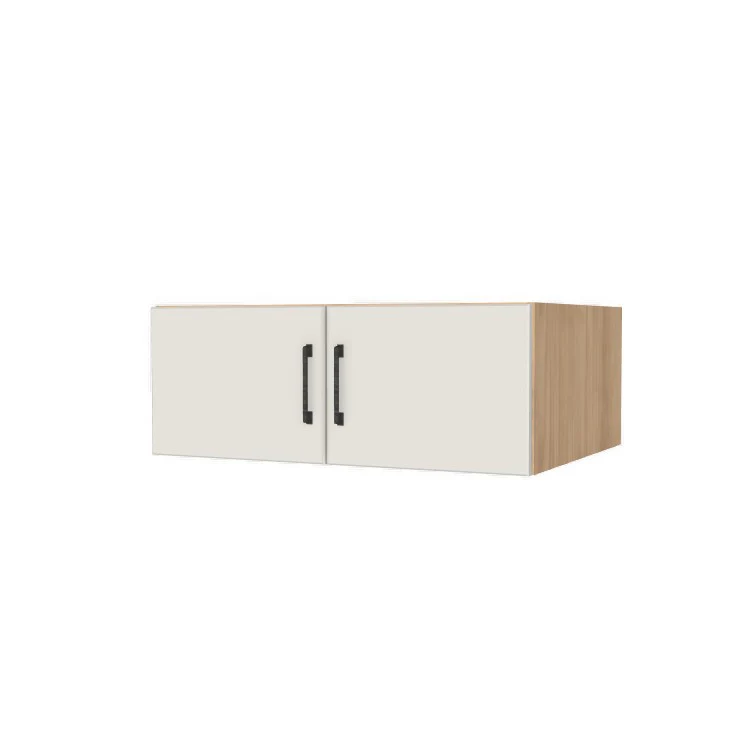 32" Wide x 12" High x 24" Deep Fridge/Stove Cabinet - (Ply Wood Boxes - Flat Panel Doors)
