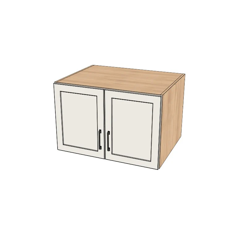 32" Wide x 21" High x 24" Deep Fridge/Stove Cabinet - (Ply Wood Boxes - Painted Doors)