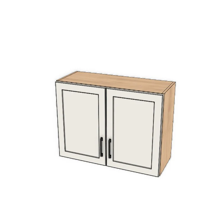 32" Wide x 24" High Fridge/Stove Cabinet - (Ply Wood Boxes - Painted Doors)
