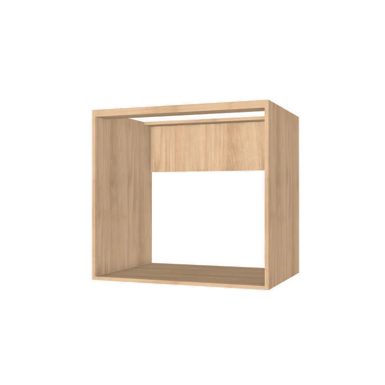 33" Wide Base Cabinet - Sink Cabinet - No Back - (Ply Wood Boxes - Flat Panel Doors) - Image 2