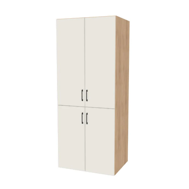 33" Wide Tall Pantry Cabinet - (Ply Wood Boxes - Flat Panel Doors) 24 D