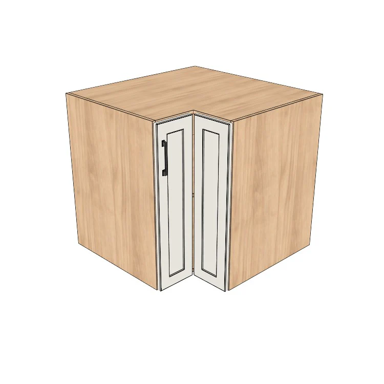 33x33" L Shape Base Corner Cabinet - (Ply Wood Boxes - Painted Doors)