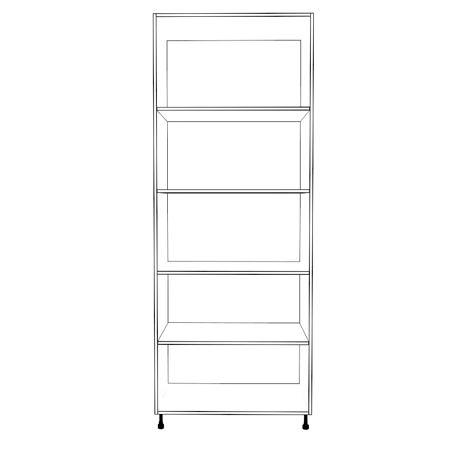 34" Wide Tall Pantry Cabinet - Painted Doors - Image 2