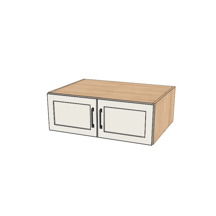 34" Wide x 12" High x 24" Deep Fridge/Stove Cabinet - (Ply Wood Boxes - Painted Doors)