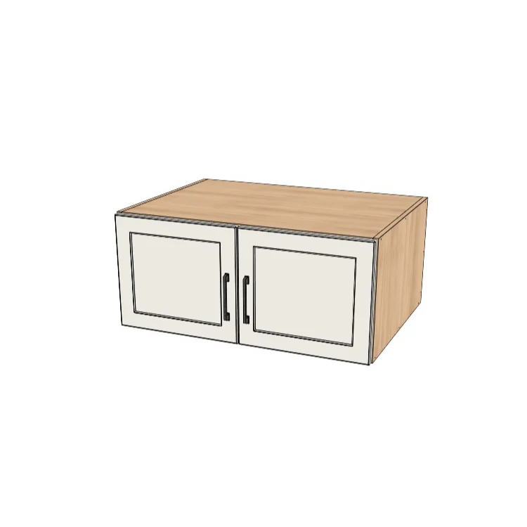 34" Wide x 15" High x 24" Deep Fridge/Stove Cabinet - (Ply Wood Boxes - Painted Doors)