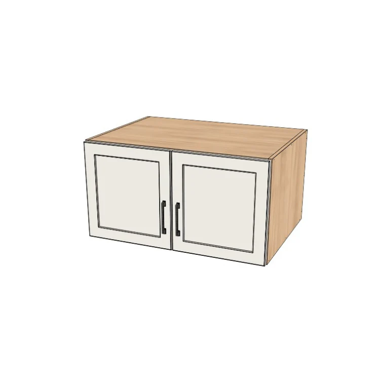 34" Wide x 18" High x 24" Deep Fridge/Stove Cabinet - (Ply Wood Boxes - Painted Doors)
