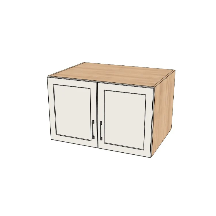 34" Wide x 21" High x 24" Deep Fridge/Stove Cabinet - (Ply Wood Boxes - Painted Doors)