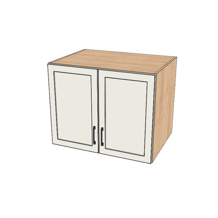 34" Wide x 27" High x 24" Deep Fridge/Stove Cabinet - (Ply Wood Boxes - Painted Doors)