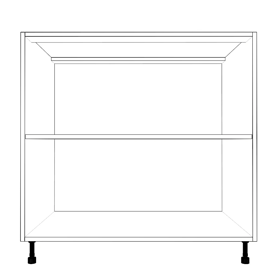 35" Wide Base Cabinet - Thermofoil Doors - Image 2