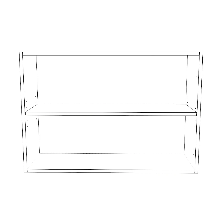 35" Wide x 24" High Wall Cabinet - Thermofoil Doors - Image 2