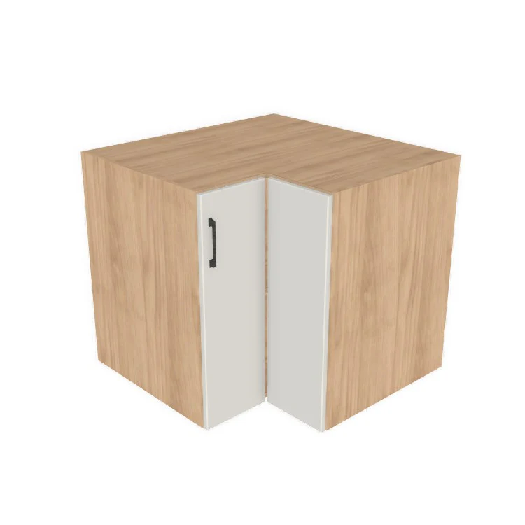 35x35" L Shape Base Corner Cabinet - (Ply Wood Boxes - Flat Panel Doors)