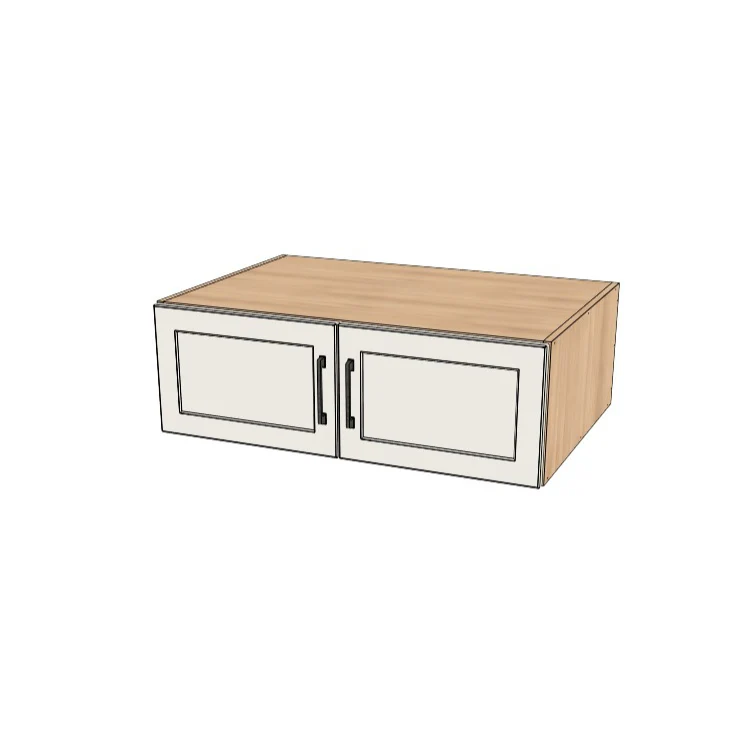36" Wide x 12" High x 24" Deep Fridge/Stove Cabinet - (Ply Wood Boxes - Painted Doors)