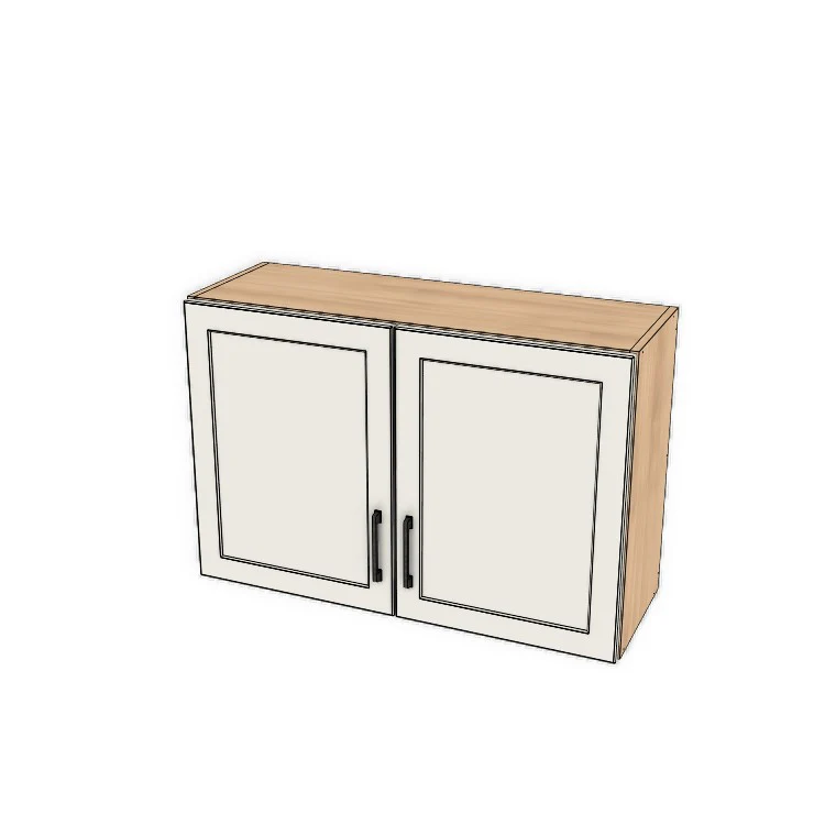 36" Wide x 24" High Fridge/Stove Cabinet - (Ply Wood Boxes - Painted Doors)