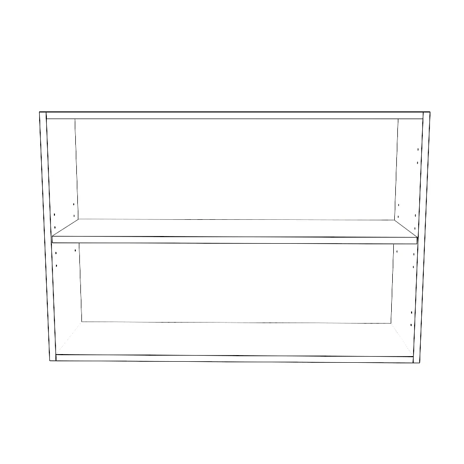 36" Wide x 24" High Wall Cabinet - Painted Doors - Image 2