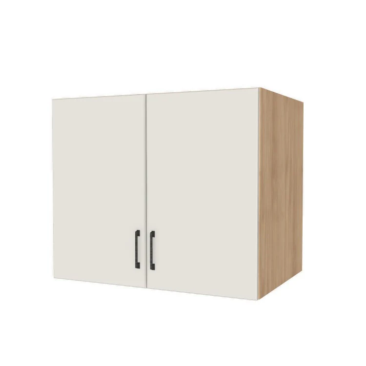 36" Wide x 30" High x 24" Deep Fridge/Stove Cabinet - (Hardrock Maple Melamine Boxes - Flat Panel Doors)