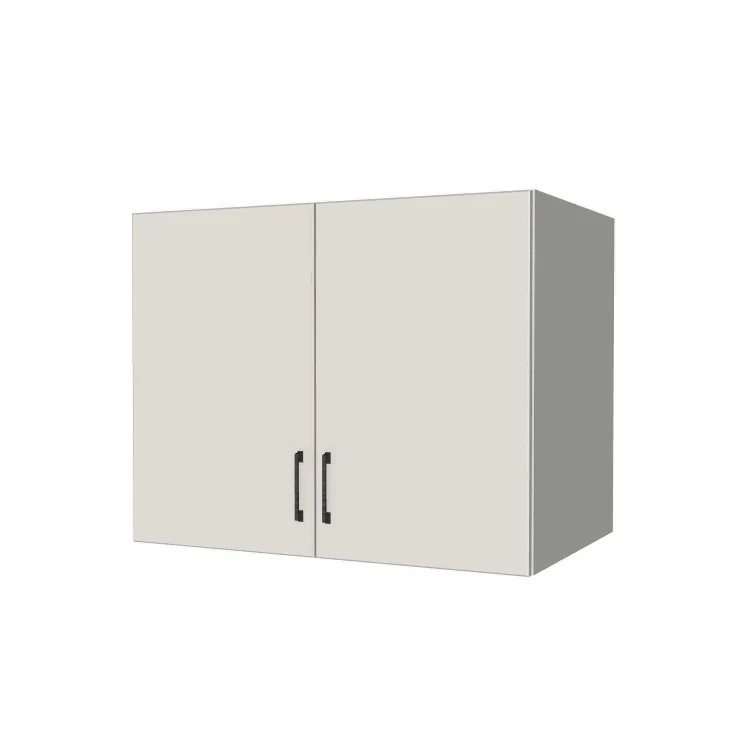 38" Wide x 30" High x 24" Deep Fridge/Stove Cabinet - (White Melamine Boxes - Flat Panel Doors)