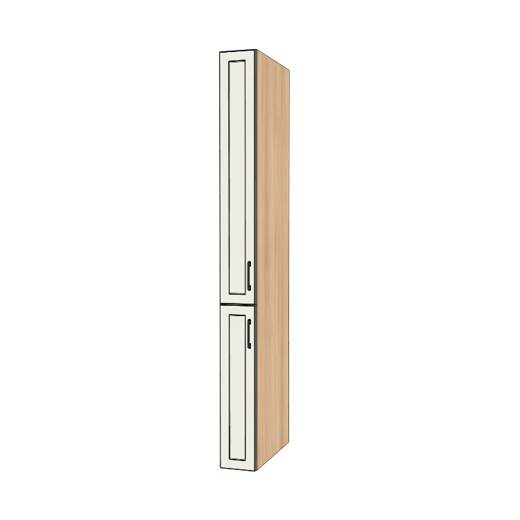 8" Wide Tall Pantry Cabinet - (Ply Wood Boxes - Thermofoil Doors) 24 D