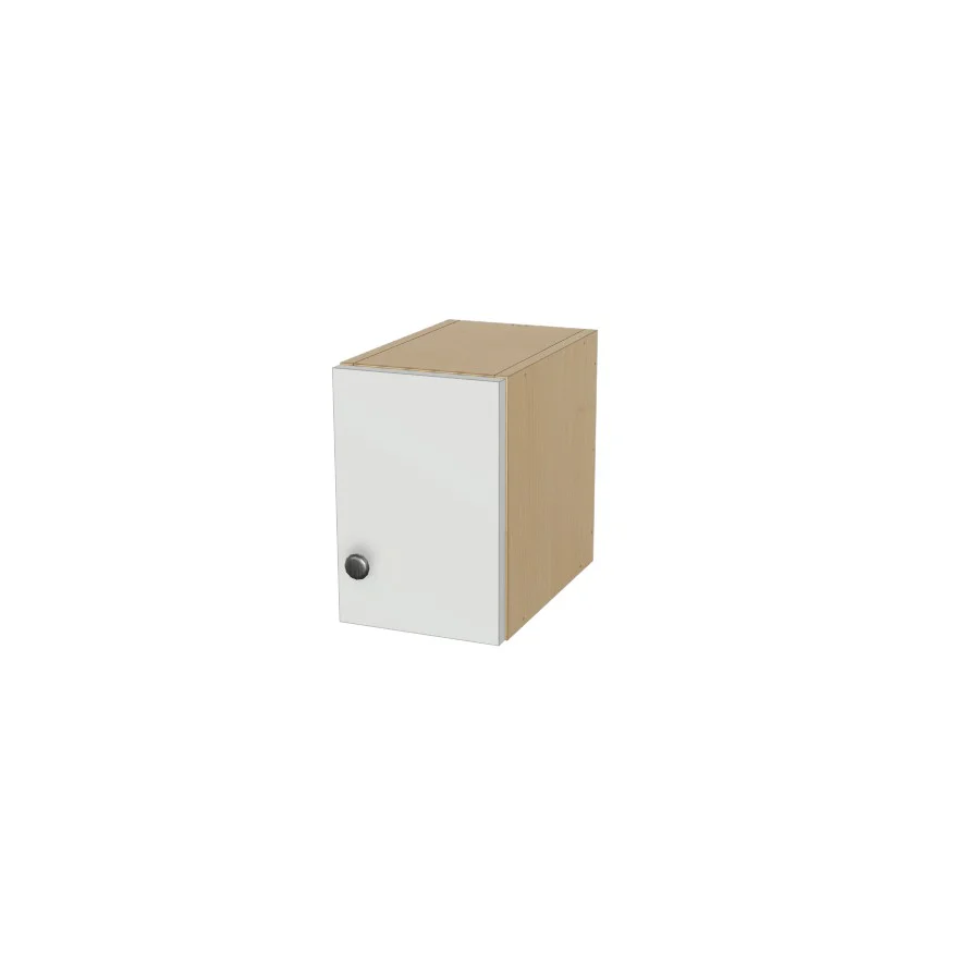8" Wide x 12" High Wall Cabinet - (Ply Wood Boxes - Flat Panel Doors)