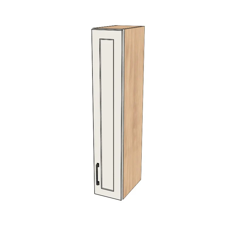 8" Wide x 42" High Wall Cabinet - (Ply Wood Boxes - Thermofoil Doors)