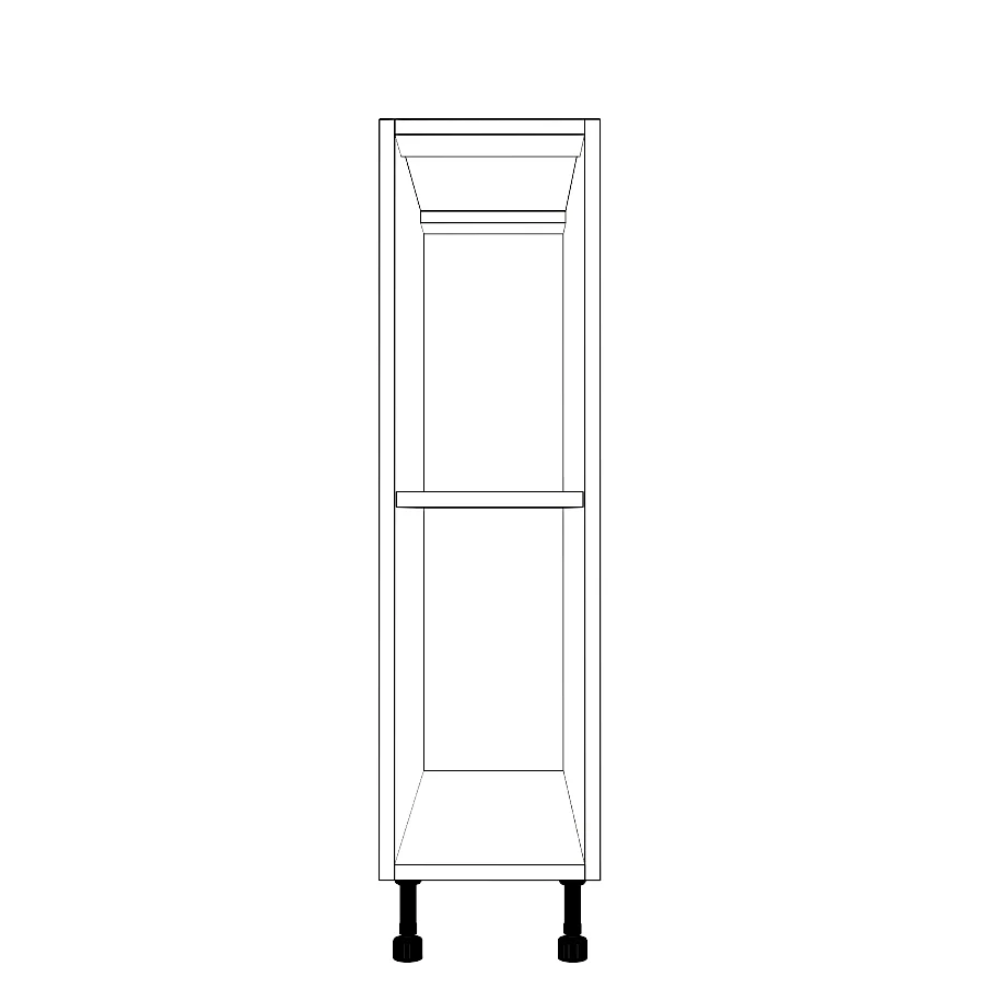 9" Wide Base Cabinet - Painted Doors - Image 2