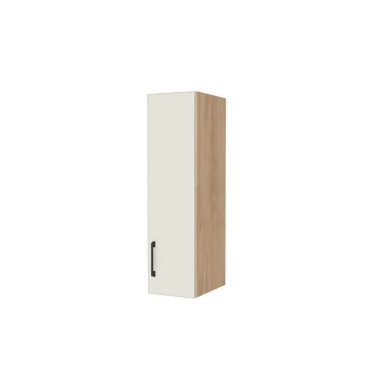 9" Wide x 34" High Wall Cabinet - (Ply Wood Boxes - Flat Panel Doors)