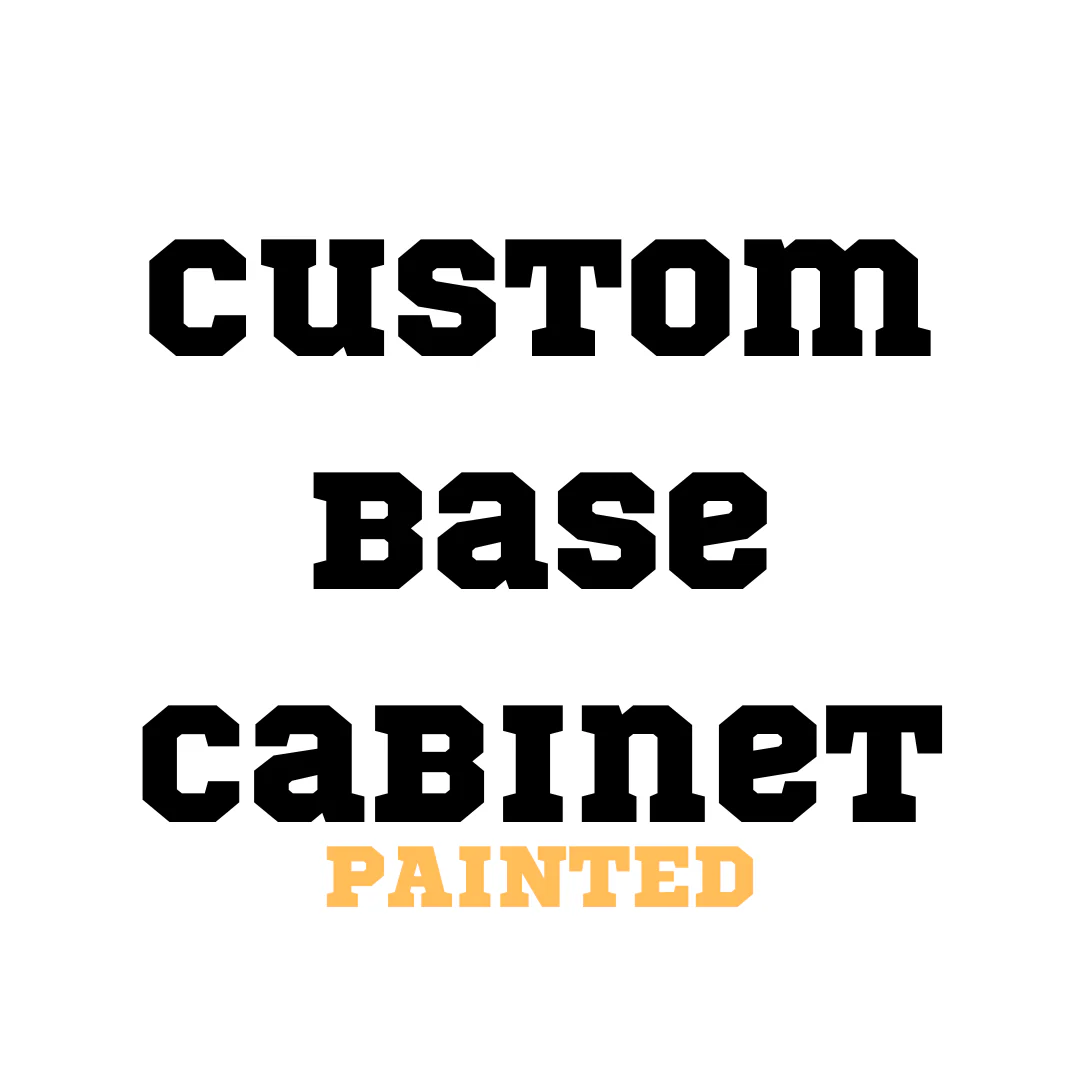 Custom Base Cabinet with Painted - Base Cabinet